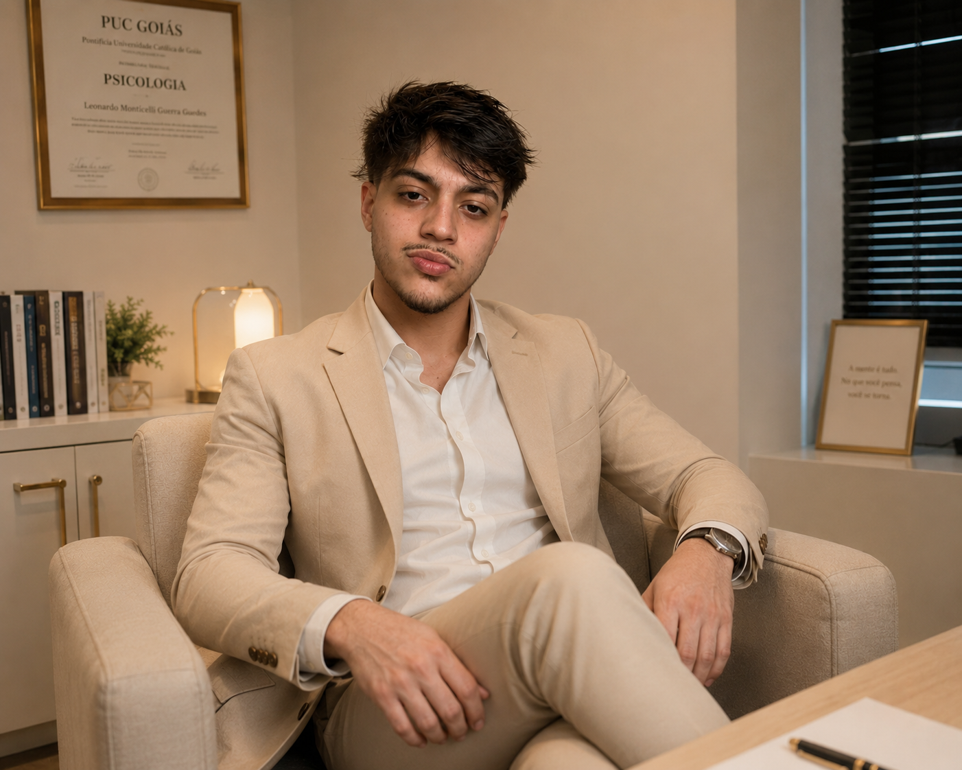 Leonardo Monticelli em ambiente profissional